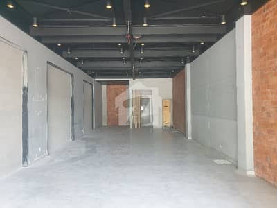 5 Marla Ground Floor Commercial Shop For Rent at Main Boulevard Noor Jahan Road Gulberg Lahore