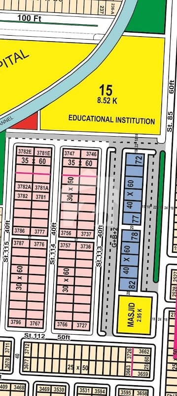 9 Marla Plot Block F Multi Garden B-17 For Sale