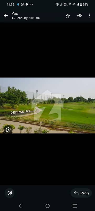 *Bahria Town Garden City Zone-4 East* Plot Size - 06 Kanal (3013 Sq Yds) *@1500 Lacs*