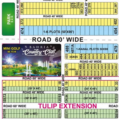 5 Marla Plot For Sale In Tulip Extension Block Sector C Bahria Town Lahore