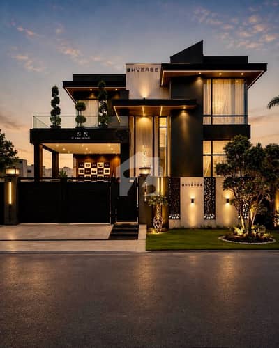 One Kanal Brand New Luxury Modern Design House Available For Rent In DHA Phase 6 Hot Location