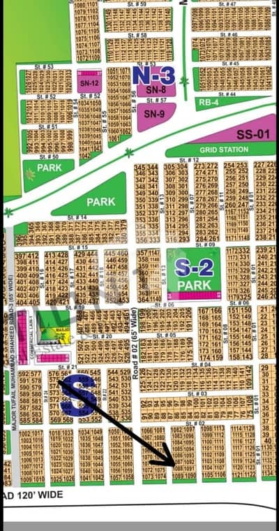 DHA Multan Sector S 1 Kanal Residential Plot Near To Park, Masjid And Commercial.