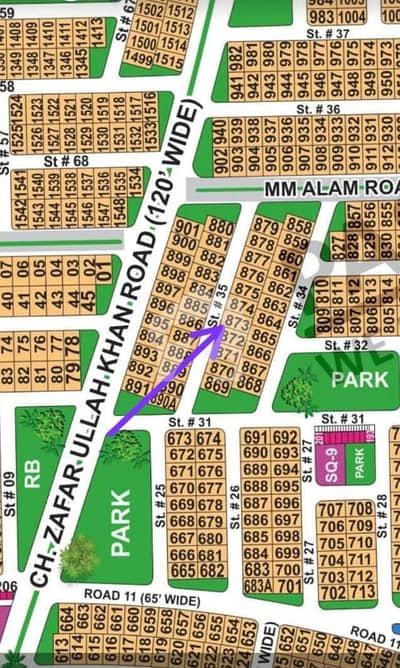 DHA Multan Sector Q 1 Kanal Residential Plot Near To Park, Masjid And Commercial.