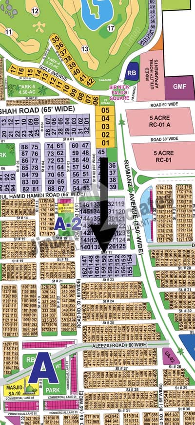 2 Kanal Prime Location Plot Possession Sector Near To park Main Boulevard Near To Rumanza Golf Course Available For Sale In dha Multan