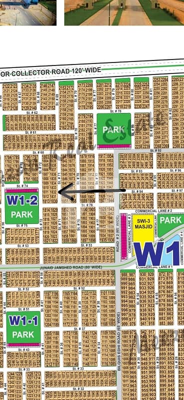 DHA Multan Sector W1 1 Kanal Residential Plot Near To Park, Masjid And Commercial.