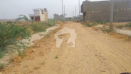 120 Sq. Yards Corner West Open Plot For Sale In Sahafee Society Scheme 33 Karachi
