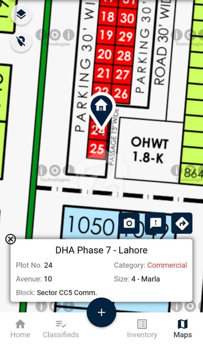 4 Marla Commercial Plot for Sale - DHA Phase 7, Sector CC5 | Prime Investment