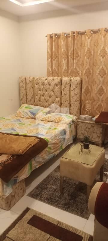 2 Bed Furnished Apartment Available For Rent C Blocl In Gulberg Green Islamabad.