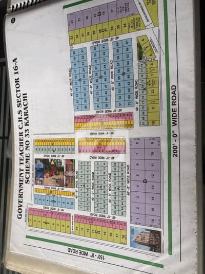 240 sqyd vip location plot in Government Teacher coop housing society sector 16A 40ft road westopen old file direct owner
