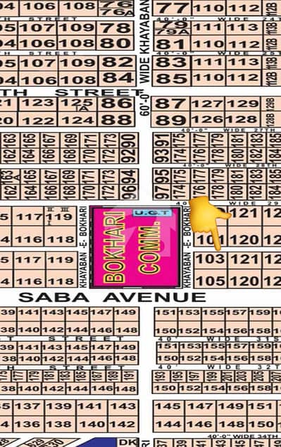 Plot 1000 Yards plot 103 street 30th off kh e bukhari DHA Phase 5 For Sale