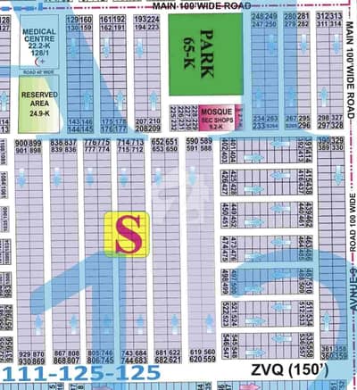 1 Kanal Plot On Stunning Location In Phase 7 Block S.