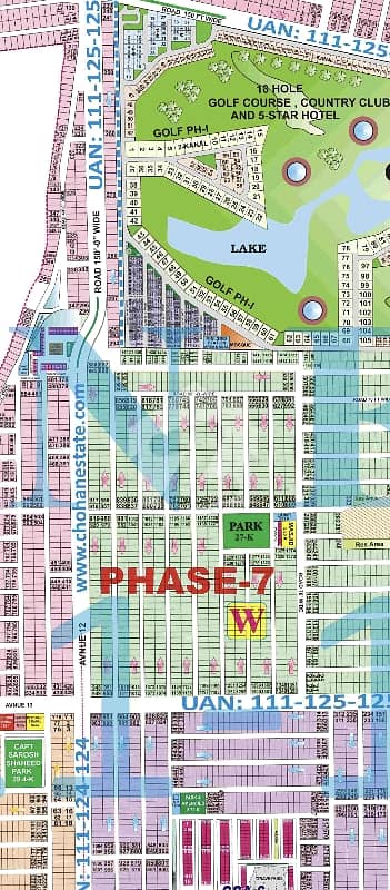 1 Kanal Plot On Prime Location In Phase 7 Block W.