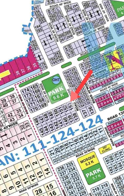 23 Marla corner+Facing park plot in phase 8 Air Ave.