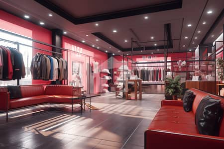 Prime Commercial Shop 3500 Square Feet Available For Rent On Main MM Alam Road