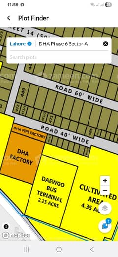 10 marla plot for sale black A
