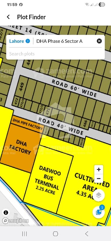 10 marla plot for sale black A