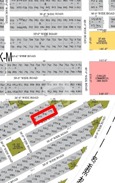 Naya nazmabad block M  Near man interns plot available for sale