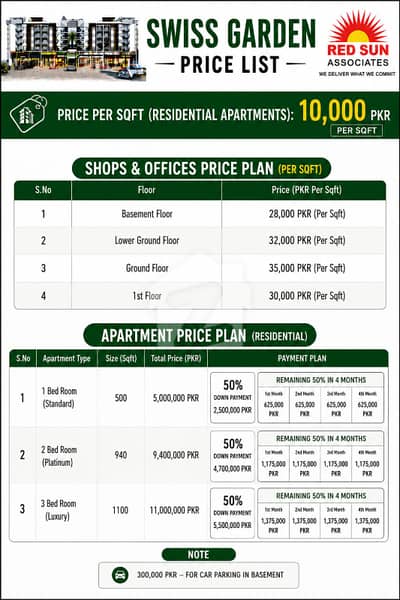 2 Bed Apartment Available For Sale. In Swiss Garden Faisal Margalla City ( FMC ) Islamabad. 2 Bed Apartment Available For Sale. In Swiss Garden Faisal Margalla City ( FMC ) Islamabad.