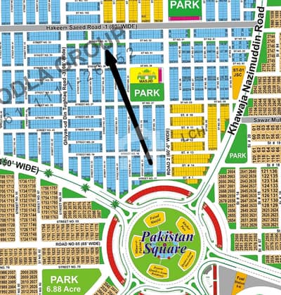 Corner With Extra Land On Prime Location