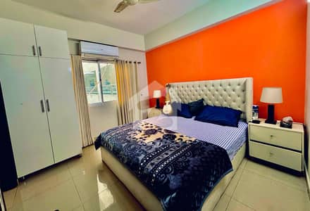 one bed furnished apartment available in diamond mall gulberg green islamabad