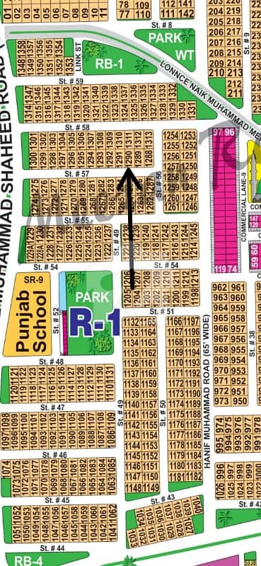 Low DC plot(23 lac)  DHA Multan sector R 1 kanal residential plot near to park, Masjid and commercial.
