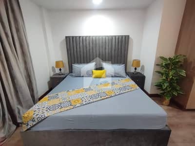 luxury 1 bed fully furnished apartment available for rent in DHA phase 5 panta square