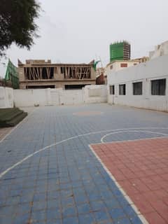 Shahraefaisal Near Sindhi Muslim Society 2 Side Corner Bungalow On Rent Vacated From School
