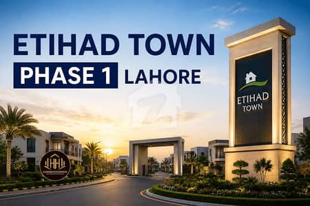 10 Marla Residential Plot Facing Park Are Available For Sale In Premier Enclave Etihad Town Phase 1 Lahore