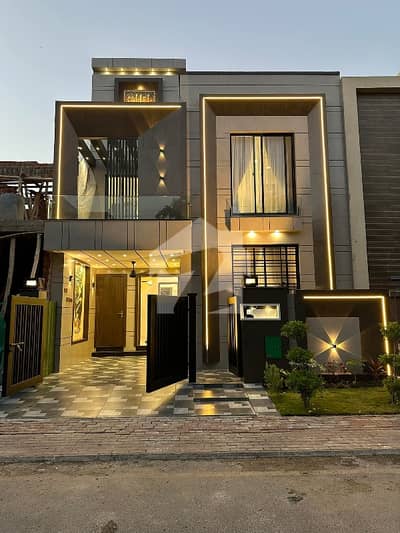 5 Marla Ultra Advance Modern Smart Features Designer Brand New House Available For Sale Meeting With Direct Owner