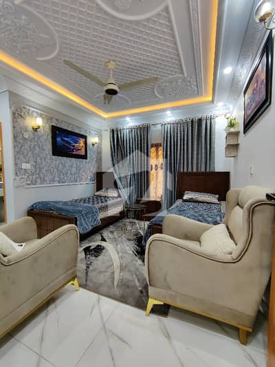 5 Marla Full Furnished Double Unit House Available For Rent In Multi Gardens MPCHS B-17 Block FMC Islamabad.