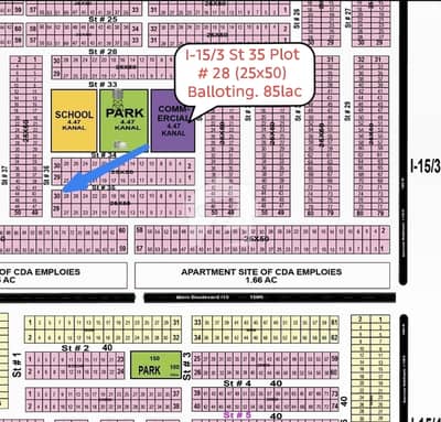 i15/3 Owner Plot for sale