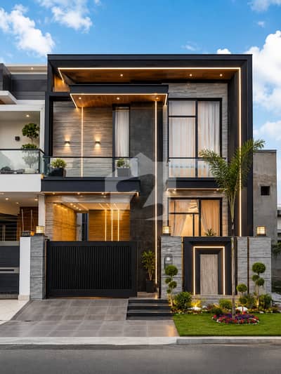 5 Marla Brand New Ultra Modern Design House For Sale In DHA 9 Town Top Location