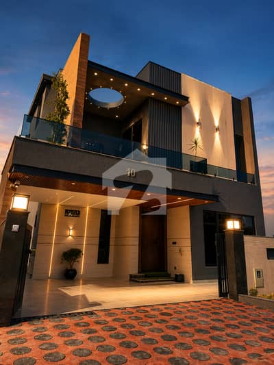 5 Marla Brand New Ultra Modern Design House For Sale In DHA 9 Town Top Location Near To Park
