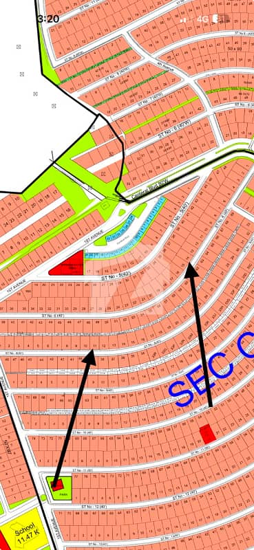 1 Kanal Residential Plots in DHA Phase IV Sector C