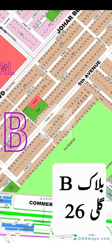 PLOT FOR SALE IN DHA PHASE 5 SIZE 50*90 SECTOR B ST 24 PLOT FOR SALE IN DHA PHASE 5 SIZE 50*90 SECTOR B ST 24