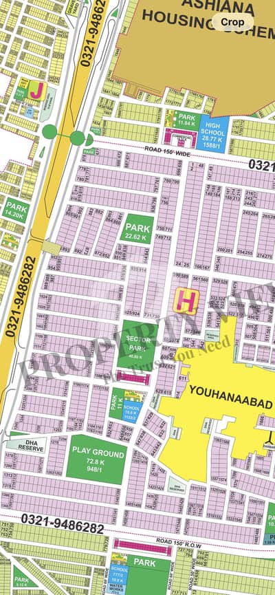 1 Kanal Possession Plot | Sector H Prism | Near Park & Mosque | Ready for Construction*
