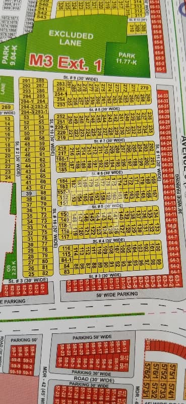 10 MARLA PLOT FOR SALE IN LAKE CITY NEAR MALL IN BLOCK M3 EXT 1