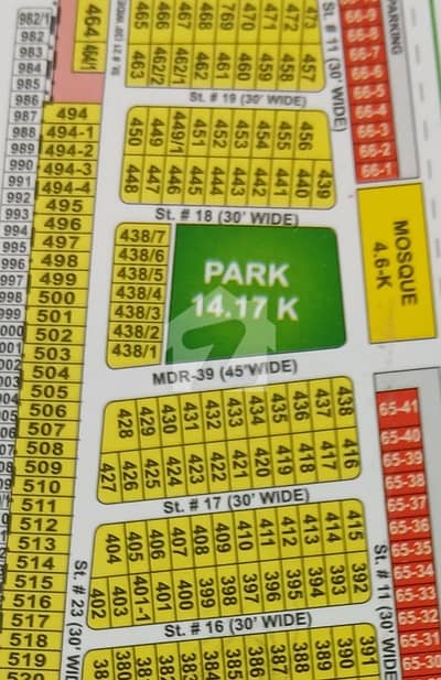 10 MARLA PLOT FOR SALE IN LAKE CITY NEAR MALL IN BLOCK M3 EXT 1