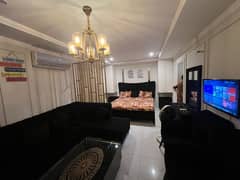 Modern Studio Fully Furnished Apartment for Rent | Iqbal Block, Bahria Town Lahore