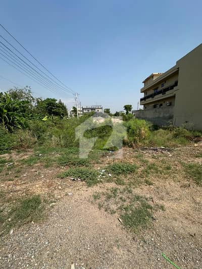 1 Kanal SOUTH CORNER plot on 12 meter wide road at sector D-3 in Zone 3 is available for sale