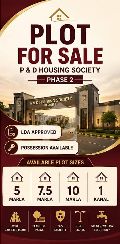 5 MARLA RESIDENTIAL PLOT FILE FOR SALE
