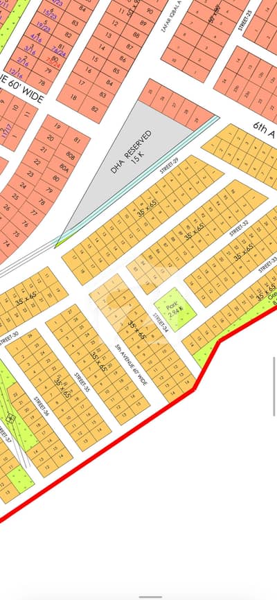 Excellent location front open plot for sale