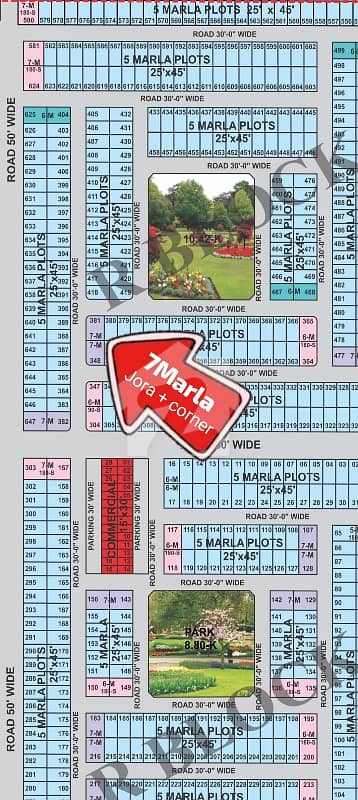 Jora+corner 7marla plot for sale.