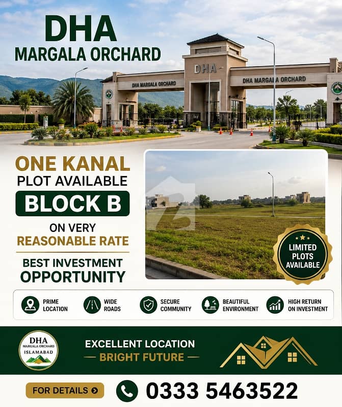 DHA MARGALA ORCHARD B BLOCK DHA MARGALA ORCHARD B BLOCK