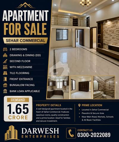 Fully Renovated Apartment for Sale in Askari 43 Bed DD | 2,300 Sq. Ft. | West OpenBeautiful Tile & Wooden FlooringServant Quarter with Attached BathroomPrime Location | Secure & Family-Friendly CommunityDemand: 6 Crore 75 Lakh | Contact: 0300-2022089
