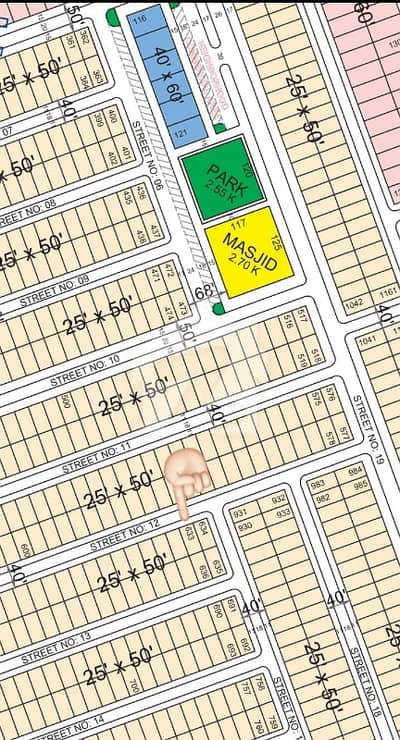 5 Marla Solid Plot Second to Corner Executive Block Faisal Hills For Sale