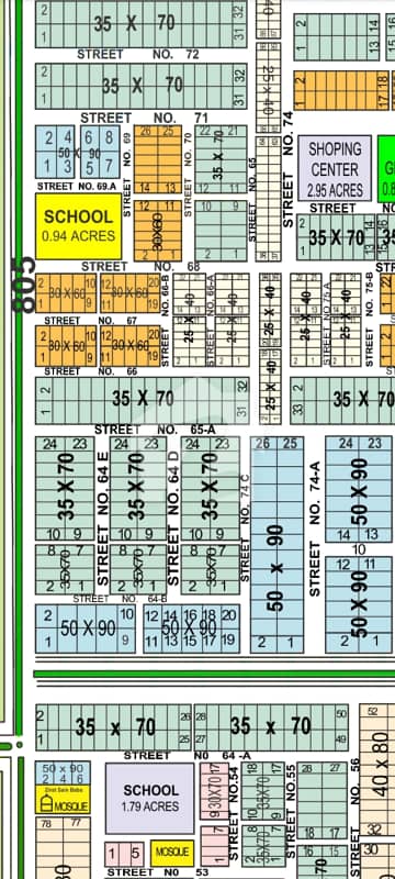 G-14/2.25x40 Corner on 70 Feet Road Street. 66-B