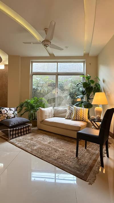 1.5 Kanal Designer Fully Furnished Lower Ground For Rent Emaar Canyon Views