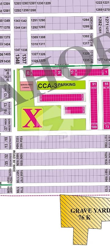 Phase 7 X Block K Low rate 1 Kanal Plot - Demand 280 Lac