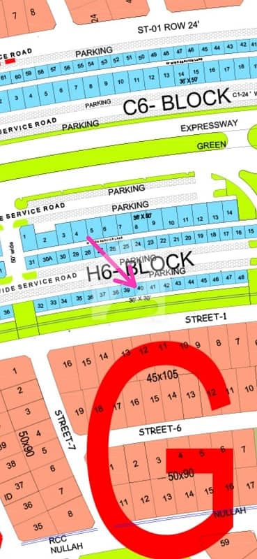 Dha 5 sector G block H6 commercial 4marla back opne